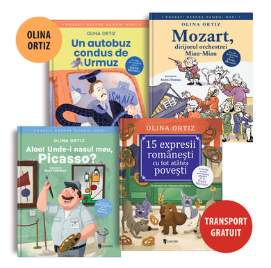 4 cărți distractive din care afli multe!  din colectia Autor Olina Ortiz - Editura Univers®
