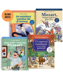 4 cărți distractive din care afli multe! — set de cărți de Olina Ortiz pentru copii