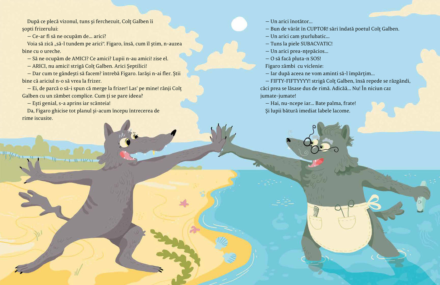 Cu Ariciul la scăldat