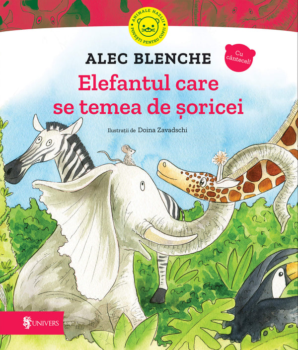Coperta cărții «Elefantul care se temea de șoricei»