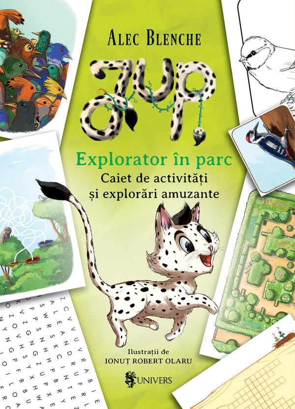 Coperta cărții «Jup. Explorator în parc. Caiet de activități și explorări amuzante»