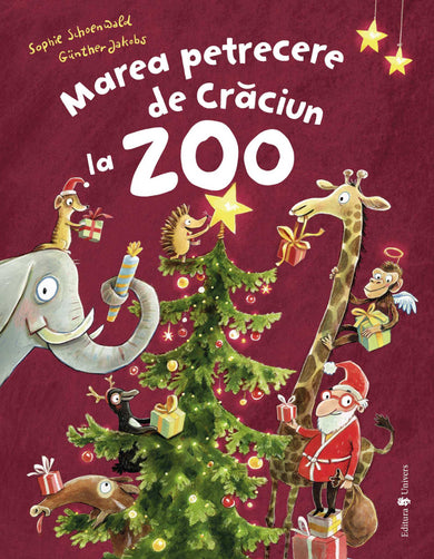Marea petrecere de Crăciun la Zoo  din colectia Copertă cartonată - Editura Univers®