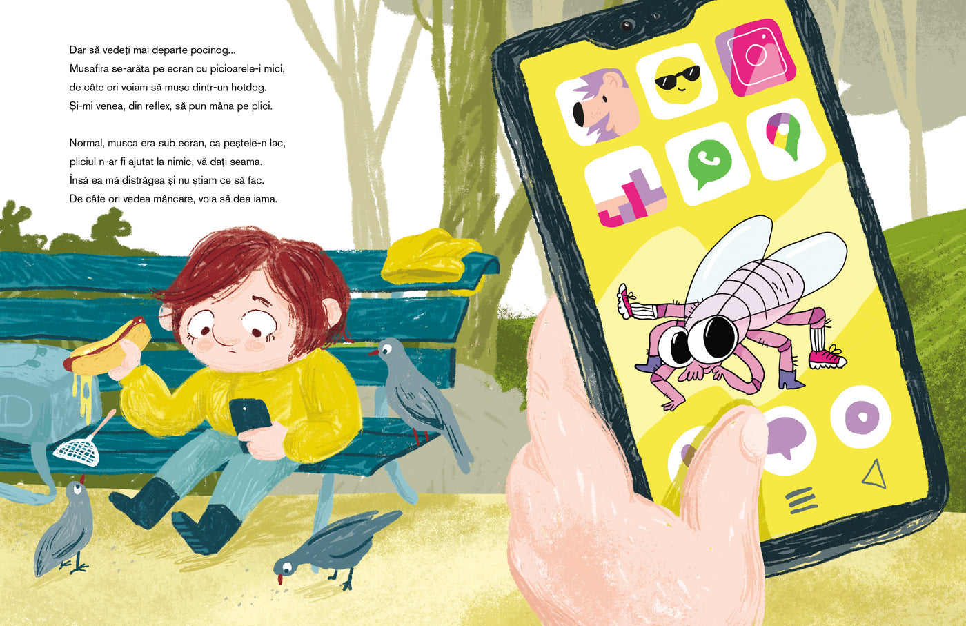 Mi-a intrat o muscă-n telefon