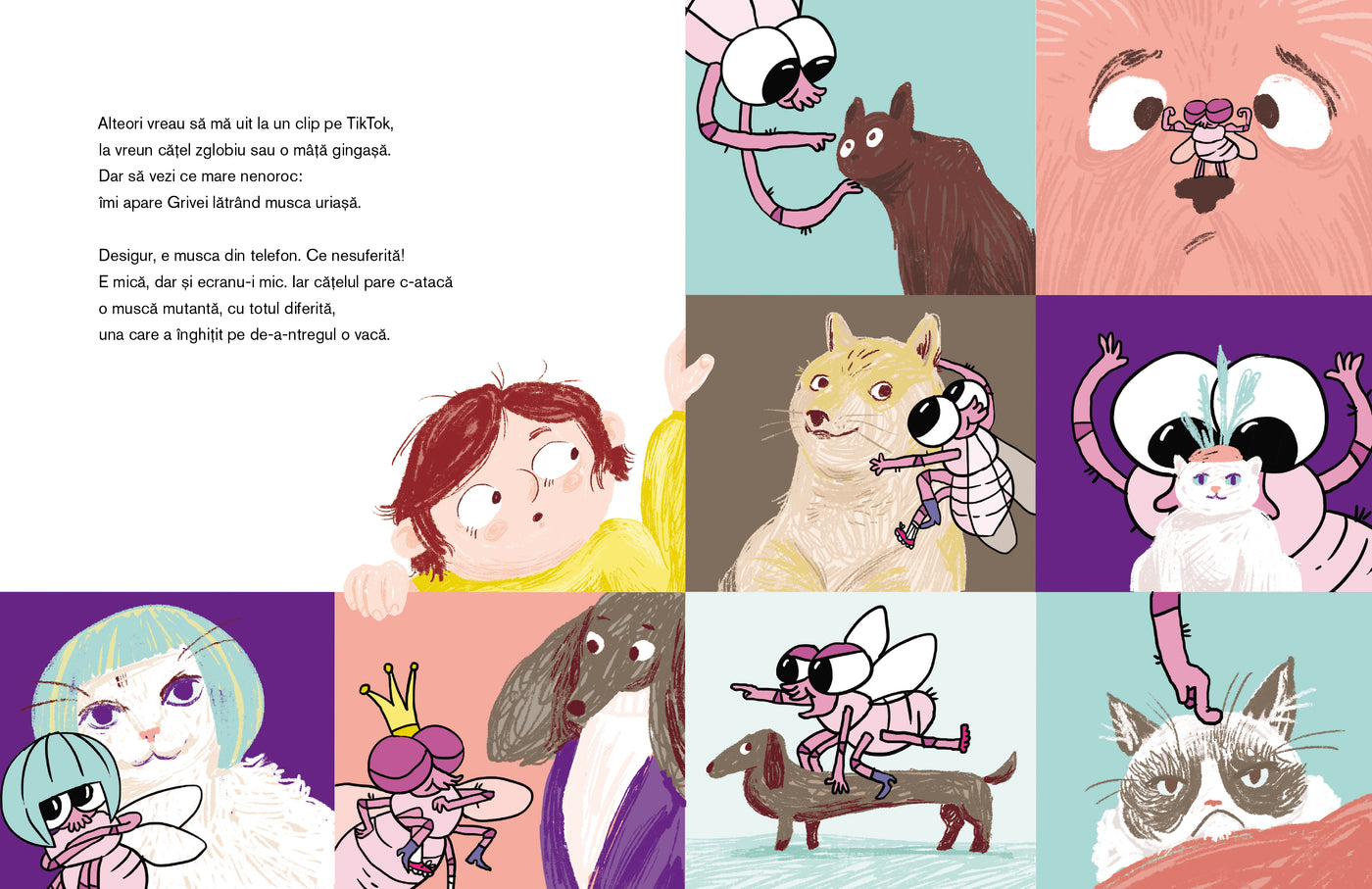 Mi-a intrat o muscă-n telefon