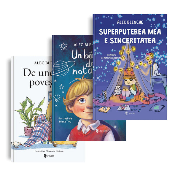 Coperta cărții «Pachet 3 cărți scrise Alec Blenche»
