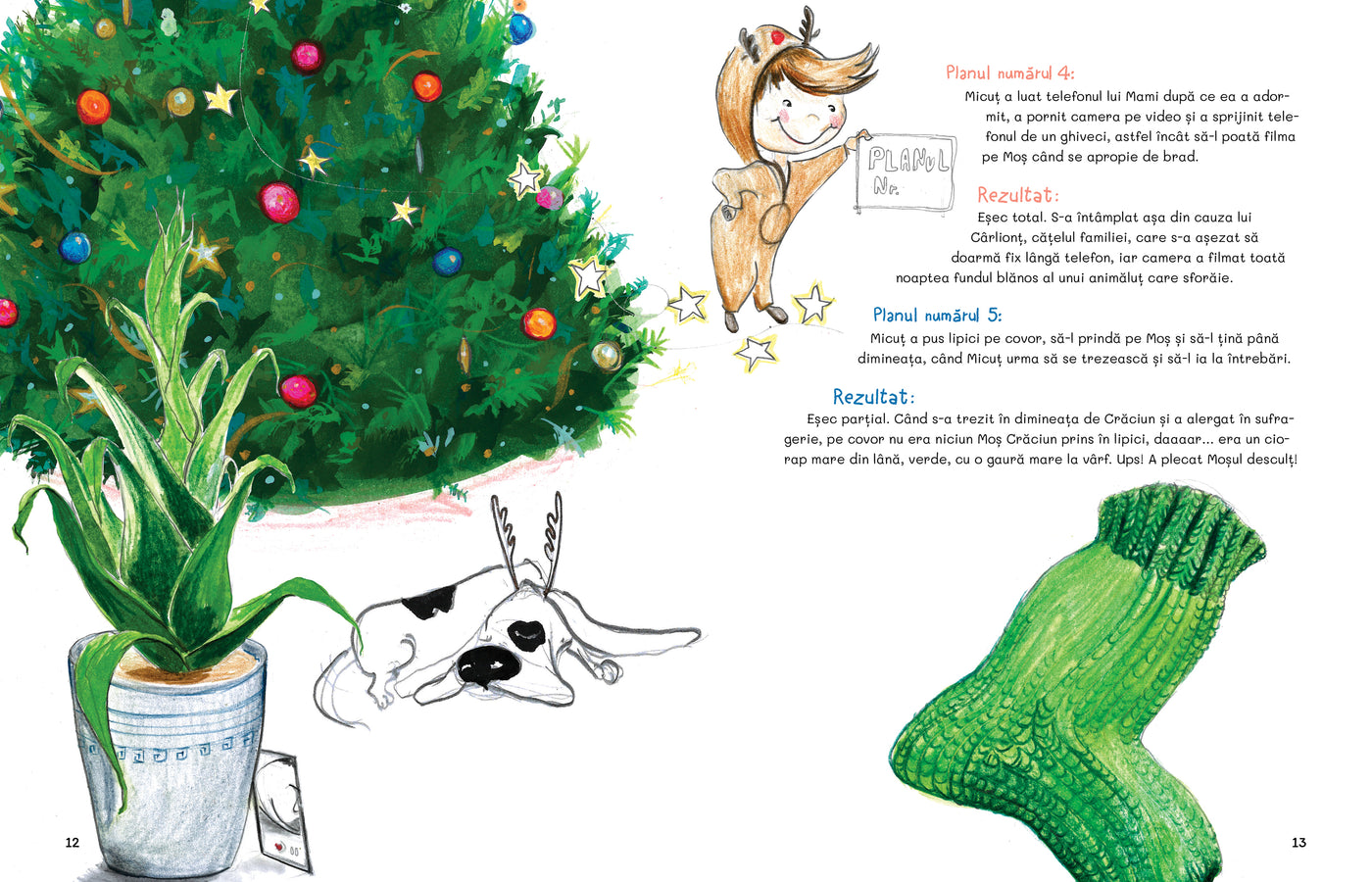 Moș Crăciun se poartă ciudat