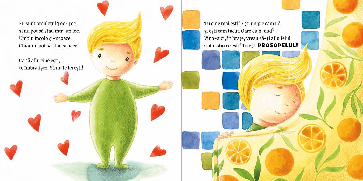 Omulețul Țoc-Țoc te îmbrățișează pe loc