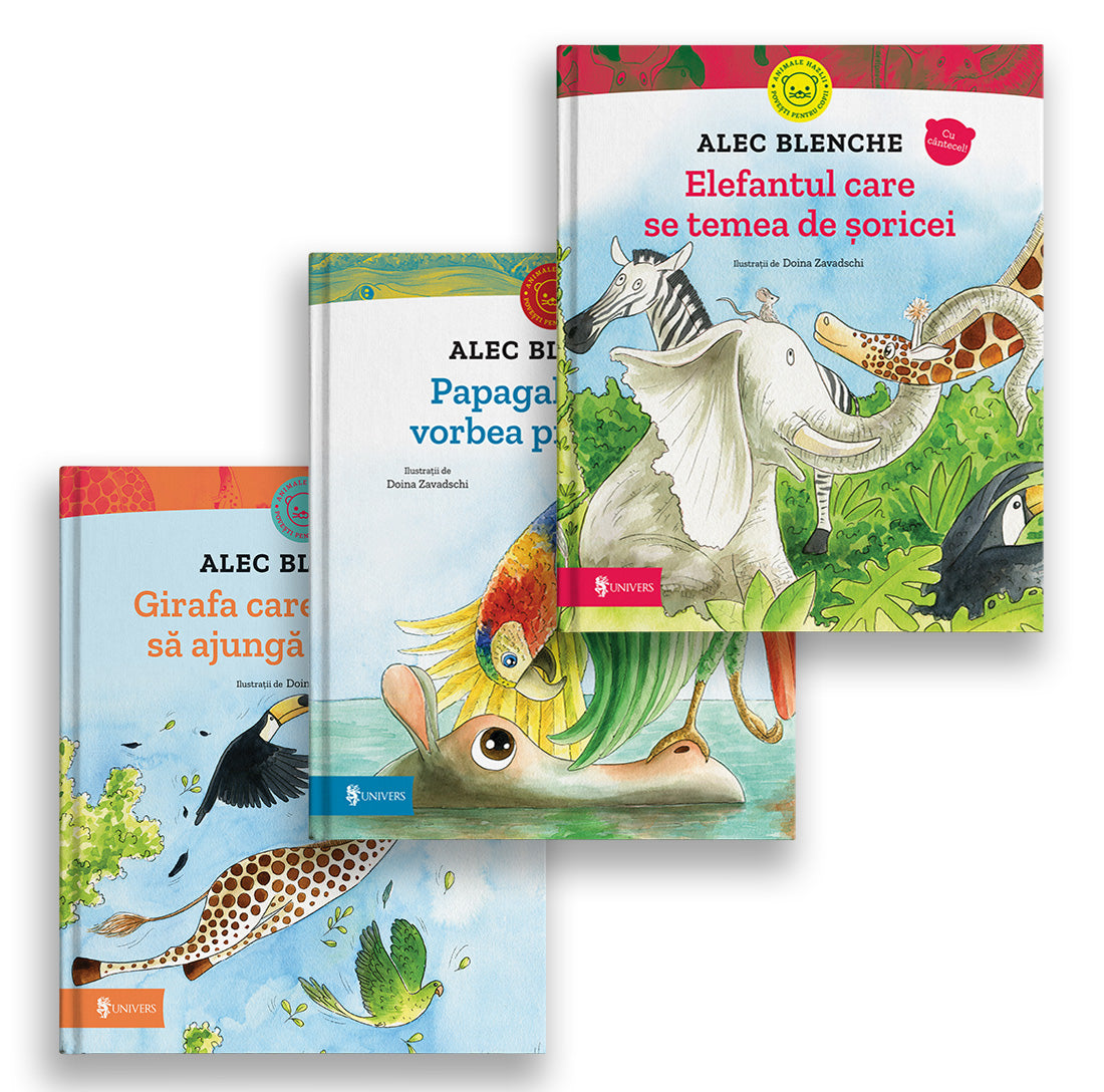 Pachet Animale Hazlii 1 - 3 volume, Alec Blenche