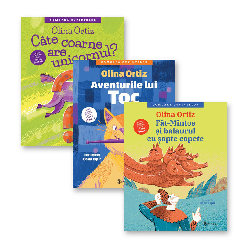Pachet Comoara cuvintelor - Olina Ortiz din colecția Unicorn