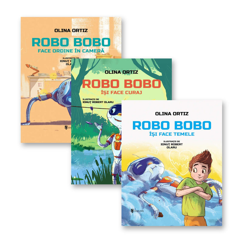 Pachet Robo Bobo 2 din colecția Cărți pentru copii 6-8 ani