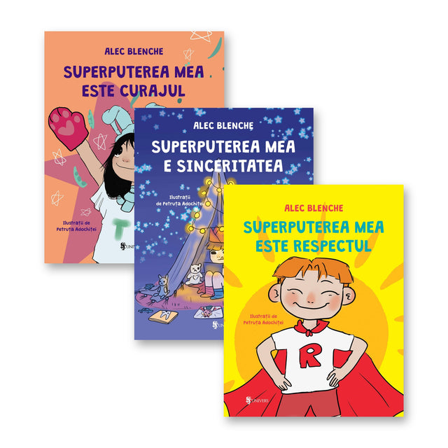 Pachet Superputerile mele sunt sinceritatea, curajul si respectul