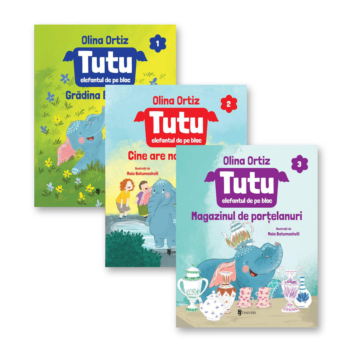 Pachet Tutu, elefantul de pe bloc (3 volume)