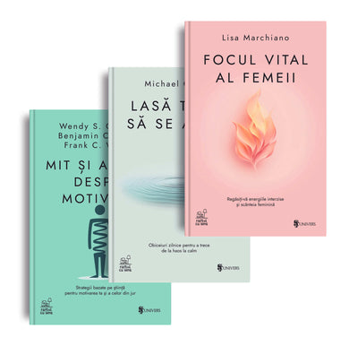 Pachet Pasiune, echilibru și motivație  din colectia coperta broșată - Editura Univers®