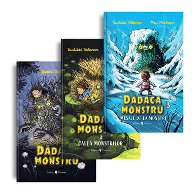 Pachet Dădaca Monstru-3 volume  din colectia Unicorn citește - Editura Univers®