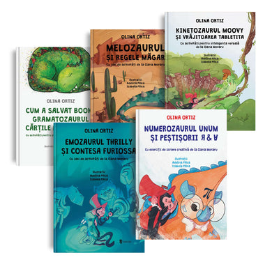 Pachetozaurul  Olina Ortiz  din colectia Vârstă 6-8 ani cărți Olina Ortiz - Editura Univers®