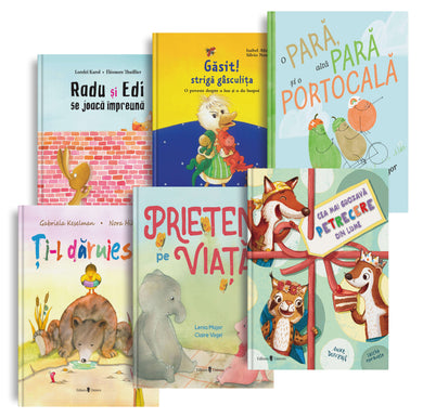 Pachet "Cărți despre prietenie"  din colectia Junior - Editura Univers®