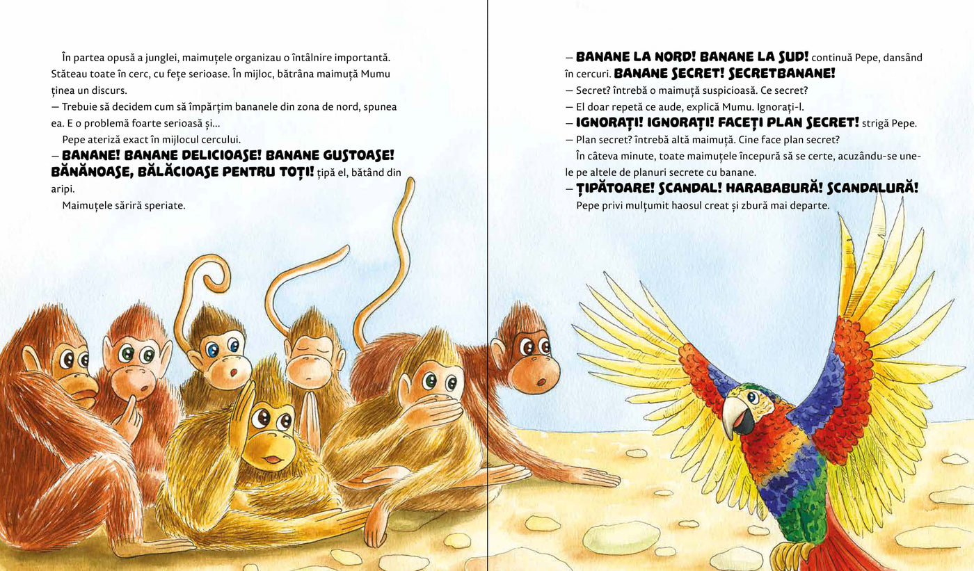 Papagalul care vorbea prea mult