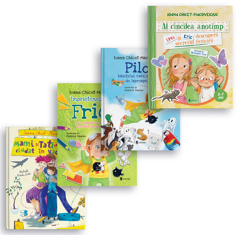 Pachet "Fericire, curaj și distracție!" din colecția Autor Ioana Chicet-Macoveiciuc