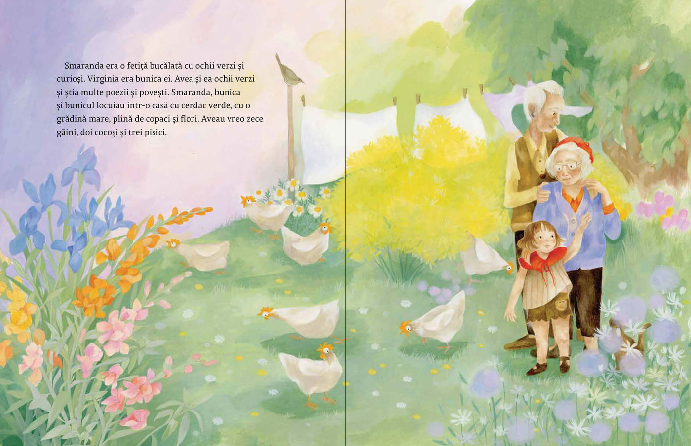 Smărăndița la bunici
