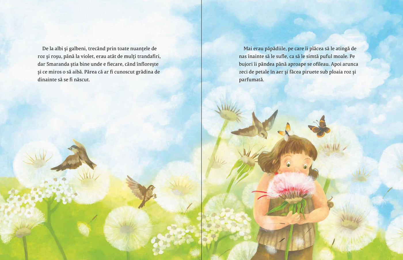 Smărăndița la bunici