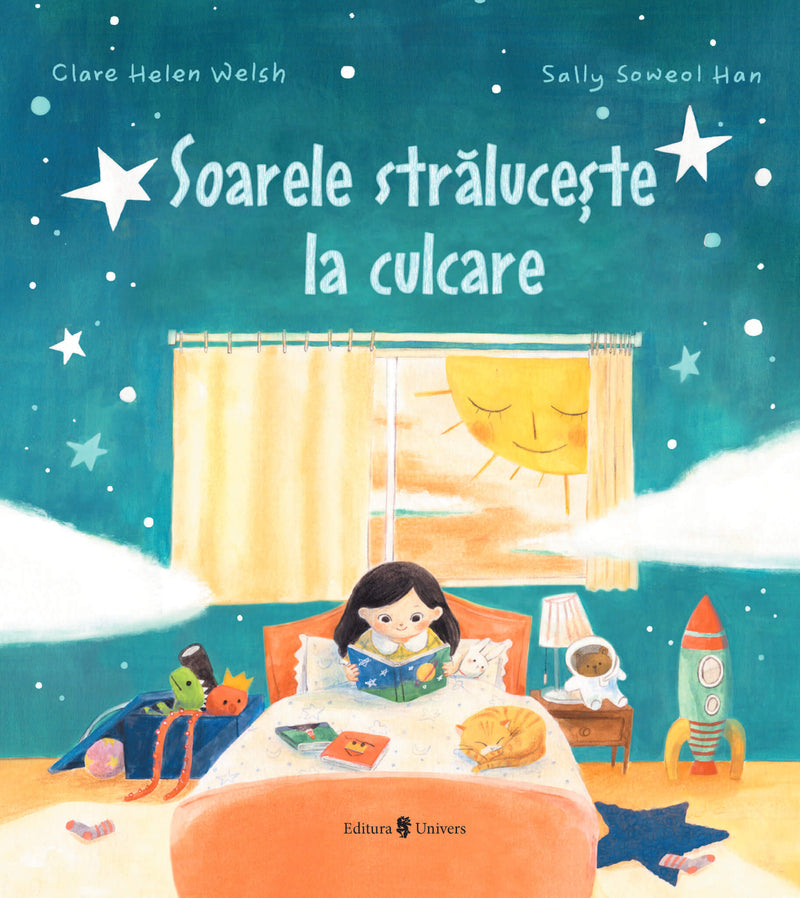 Soarele strălucește la culcare din colecția Unicorn