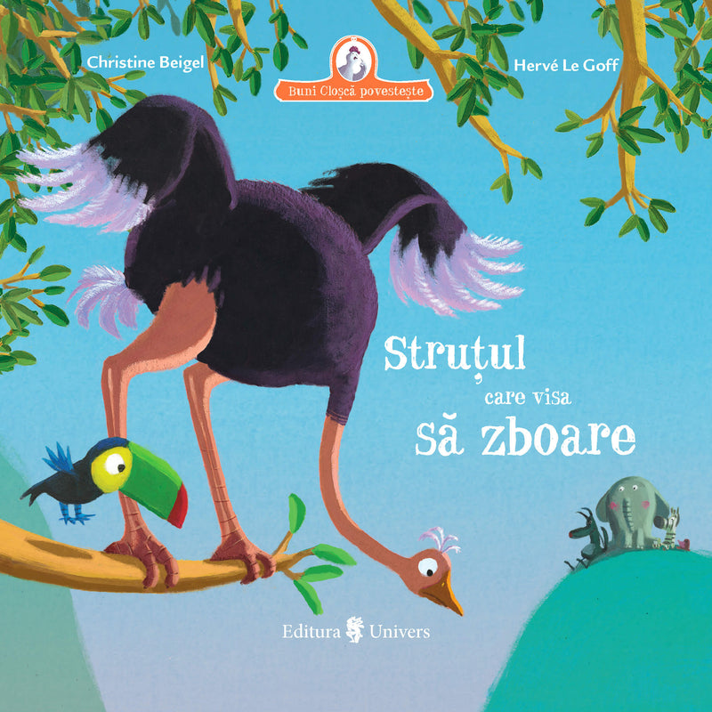 Struțul care visa să zboare din colecția Unicorn