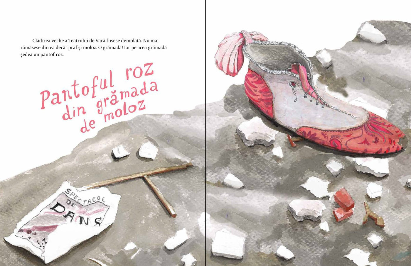 Pagini din interiorul cărții Am ceva numai al meu de Olina Ortiz — ilustrații pentru copii