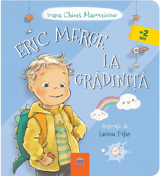 Eric merge la grădiniță din colecția Ilustrator Lavinia Trifan
