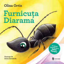 Coperta cărții Furnicuța Diarama de Olina Ortiz — carte ilustrată pentru copii