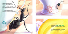 Pagini din interiorul cărții Furnicuța Diarama de Olina Ortiz — ilustrații pentru copii