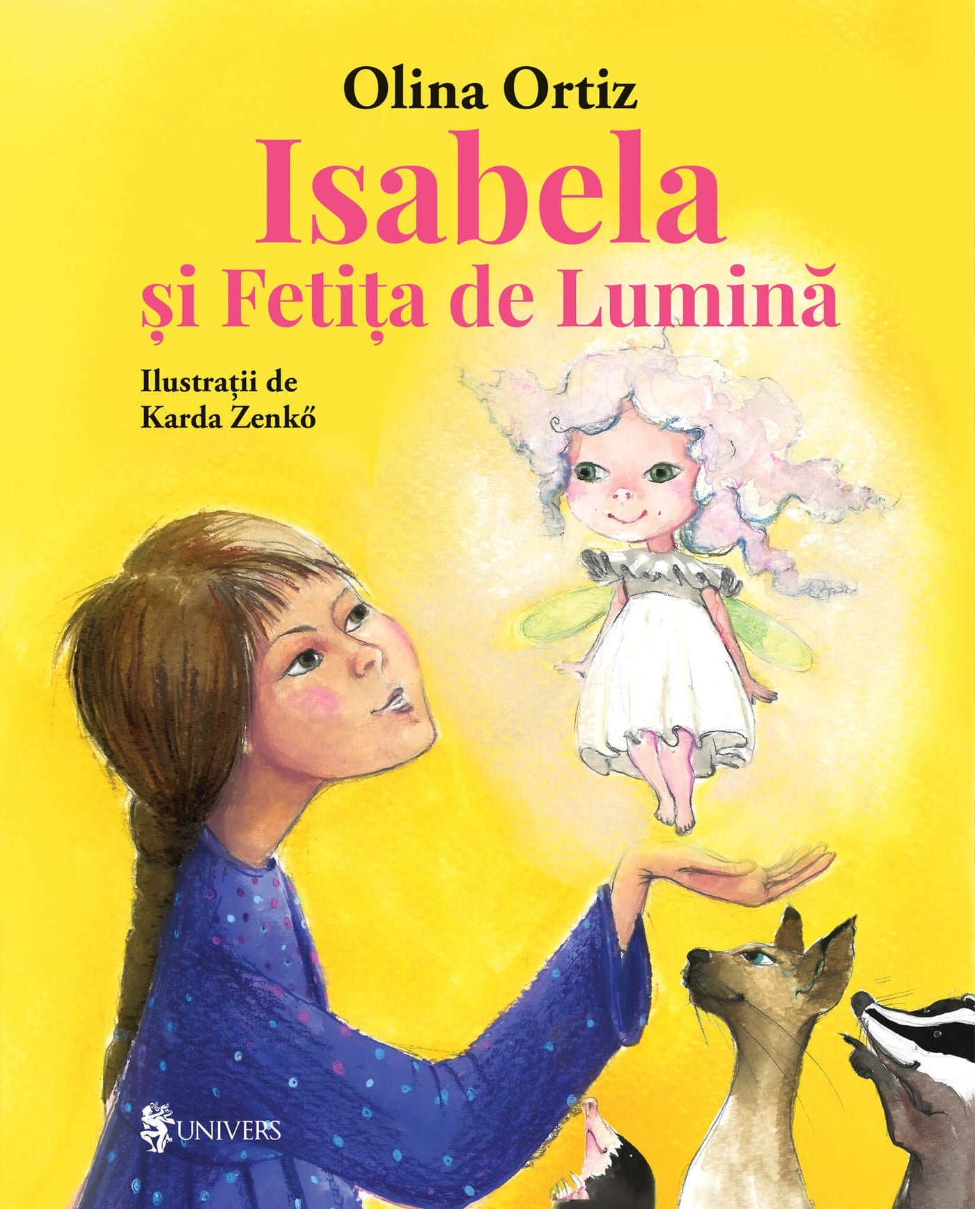 Coperta cărții Isabela și Fetița de Lumină de Olina Ortiz — carte ilustrată pentru copii