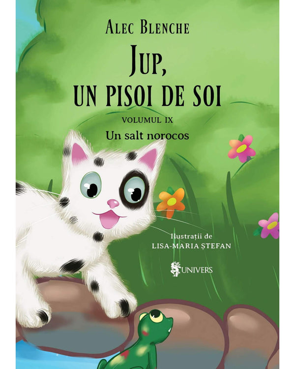 Coperta cărții «Jup, un pisoi de soi – volumul 9 – Un salt norocos»