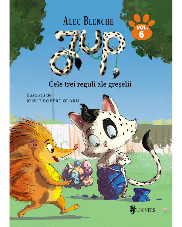 Coperta cărții «Jup, un pisoi de soi – volumul 6 - Cele trei reguli ale greșelii»