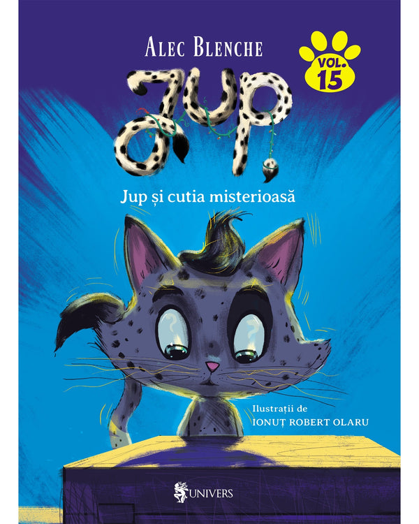 Coperta cărții «Jup, un pisoi de soi - volumul 15 - Jup și cutia misterioasă»