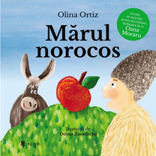 Coperta cărții Mărul norocos de Olina Ortiz — carte ilustrată pentru copii