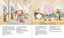Pagini din interiorul cărții Mel Suflețel și emoțiile din castel - Frica (vol. 1) de Olina Ortiz — ilustrații pentru copii