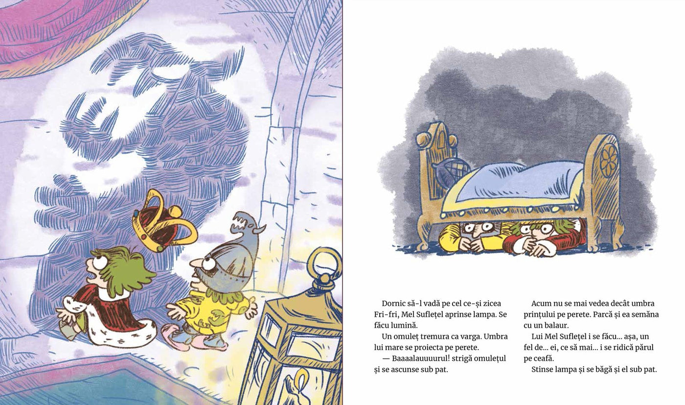 Mel Suflețel și emoțiile din castel - Frica (vol. 1) de Olina Ortiz — carte pentru copii