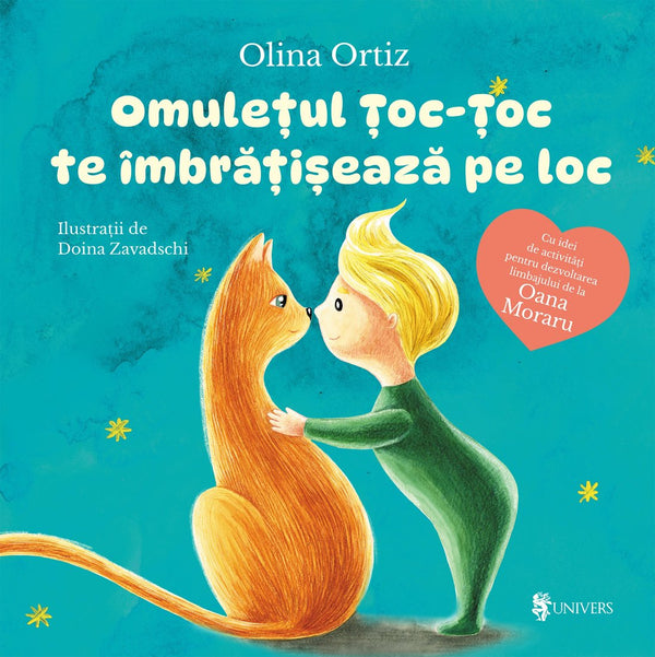 Coperta cărții «Omulețul Țoc-Țoc te îmbrățișează pe loc»
