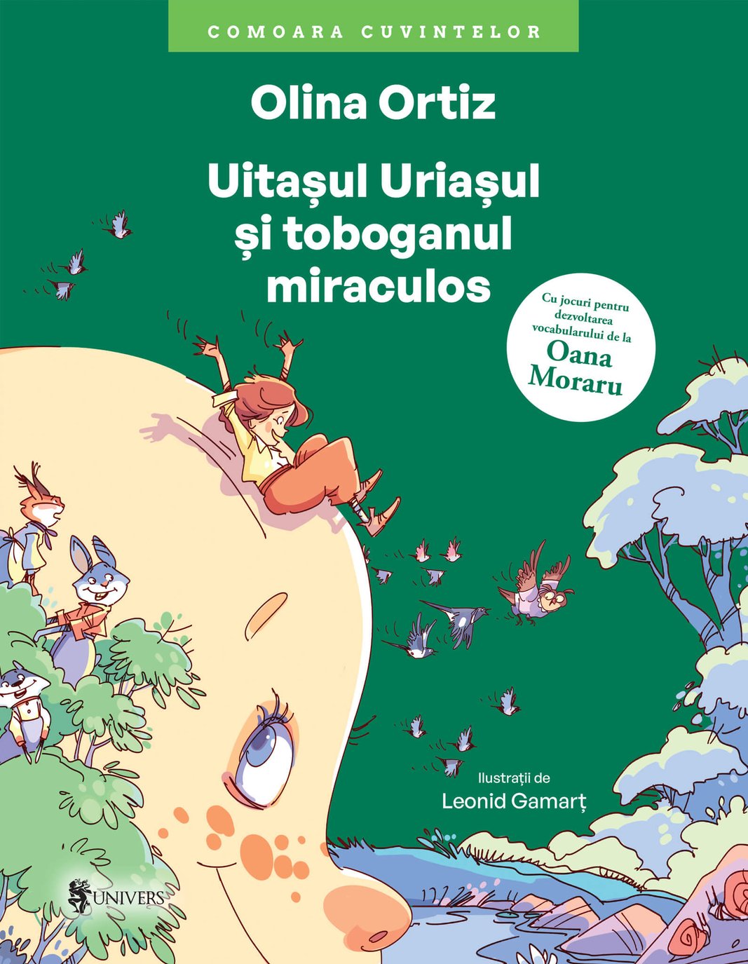 Pagini din interiorul cărții Pachet 2 Comoara cuvintelor (3 vol.) de Olina Ortiz — ilustrații pentru copii