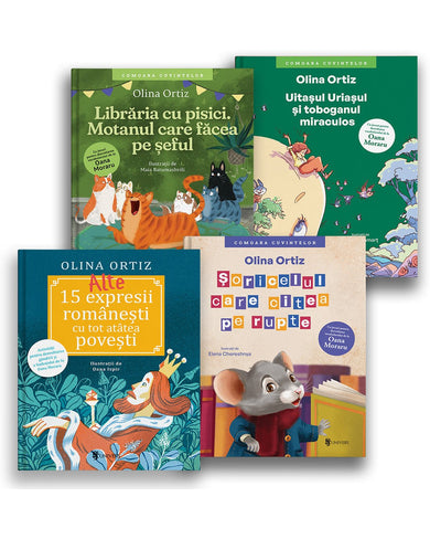 Pachet 2 Comoara cuvintelor + Alte 15 expresii românești (4 vol.)  din colectia Pachete de cărți - Editura Univers®