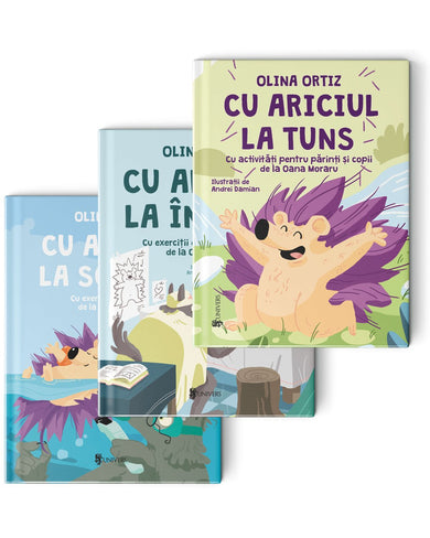 Pachet Ariciul de Olina Ortiz  din colectia Ilustrator Andrei Damian - Editura Univers®