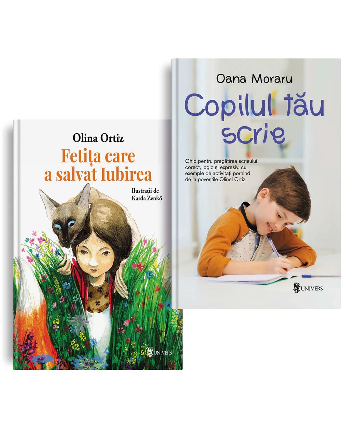 Pachet Copilul tău scrie — set de cărți de Olina Ortiz pentru copii