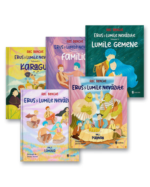 Coperta cărții «Pachet  Erus și Lumile Nevăzute»
