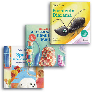 Pachet Olina Ortiz 4 (0-3 ani)  din colectia Cărți pentru copii cu vârste 0-3 ani - Editura Univers®