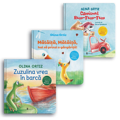 Pachet Olina Ortiz 7 (0-3 ani)  din colectia Cărți pentru copii cu vârste 0-3 ani - Editura Univers®