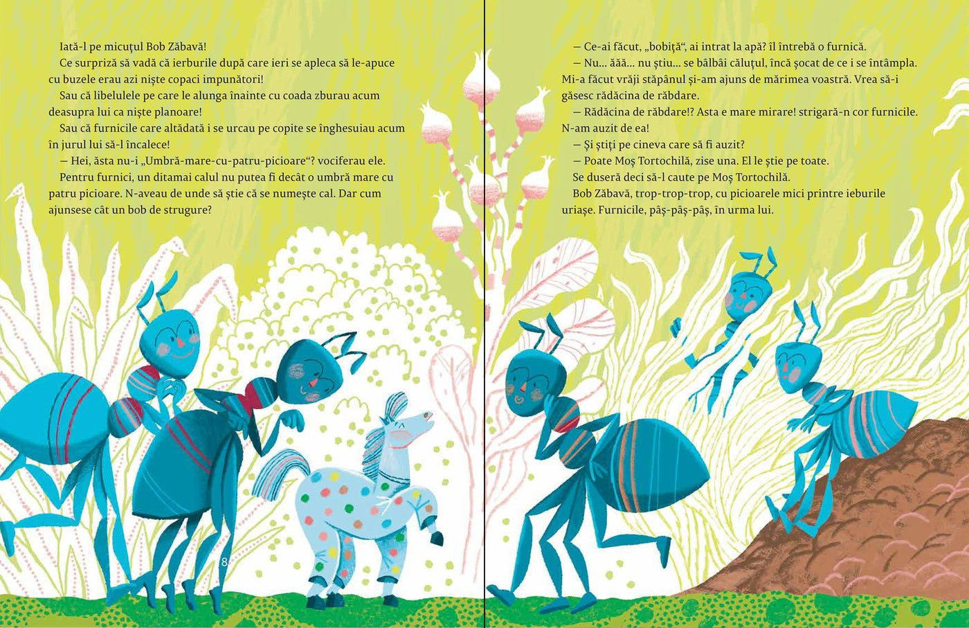 Pagini din interiorul cărții Pachet Olina Ortiz 9 + 1 carte de Crăciun - total patru cărți de Olina Ortiz — ilustrații pen...