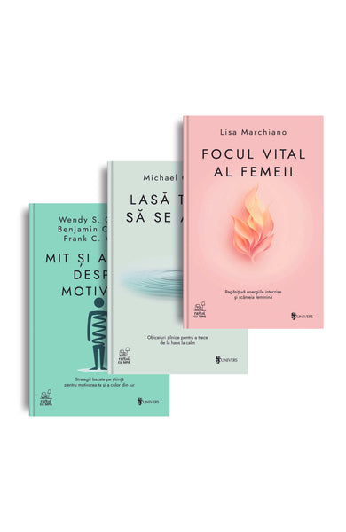Pachet Pasiune, echilibru și motivație  din colectia Pachete de cărți - Editura Univers®