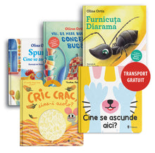 Pachet Olina Ortiz 4 (0-3 ani) + 2 cărți interactive