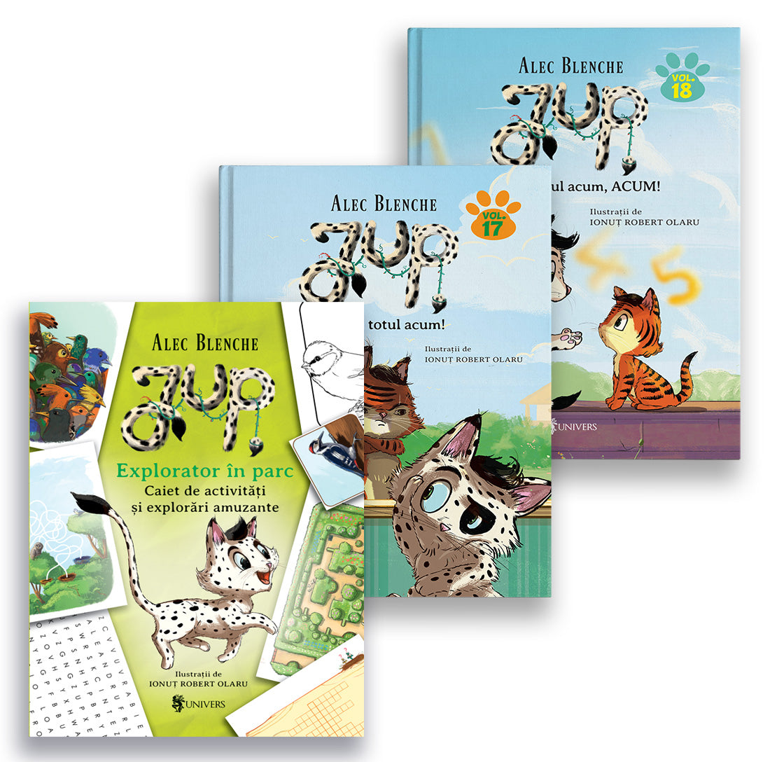 Pachet Jup vol. 17 și 18 și Caiet de activități și explorări amuzante
