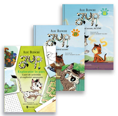 Pachet Jup vol. 17 și 18 și Caiet de activități și explorări amuzante  din colectia Unicorn - Editura Univers®